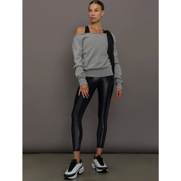 NWT CARBON38 Black Legging Takara Shine XS Black High Rise Sculpt Active Yoga